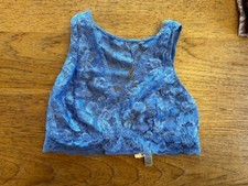 SOMA Dreamy Blue MEDIUM Embraceable Signature Lace Bralette Unlined NEW 
