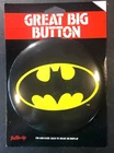 Batman DC Comic Book HUGE! Button Up Original VINTAGE Pin BIG Button Pinback 6"