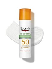 New Eucerin Oil Control Oil Absorbing Minerals Sunscreen Lotion SPF 50 - 2.5oz