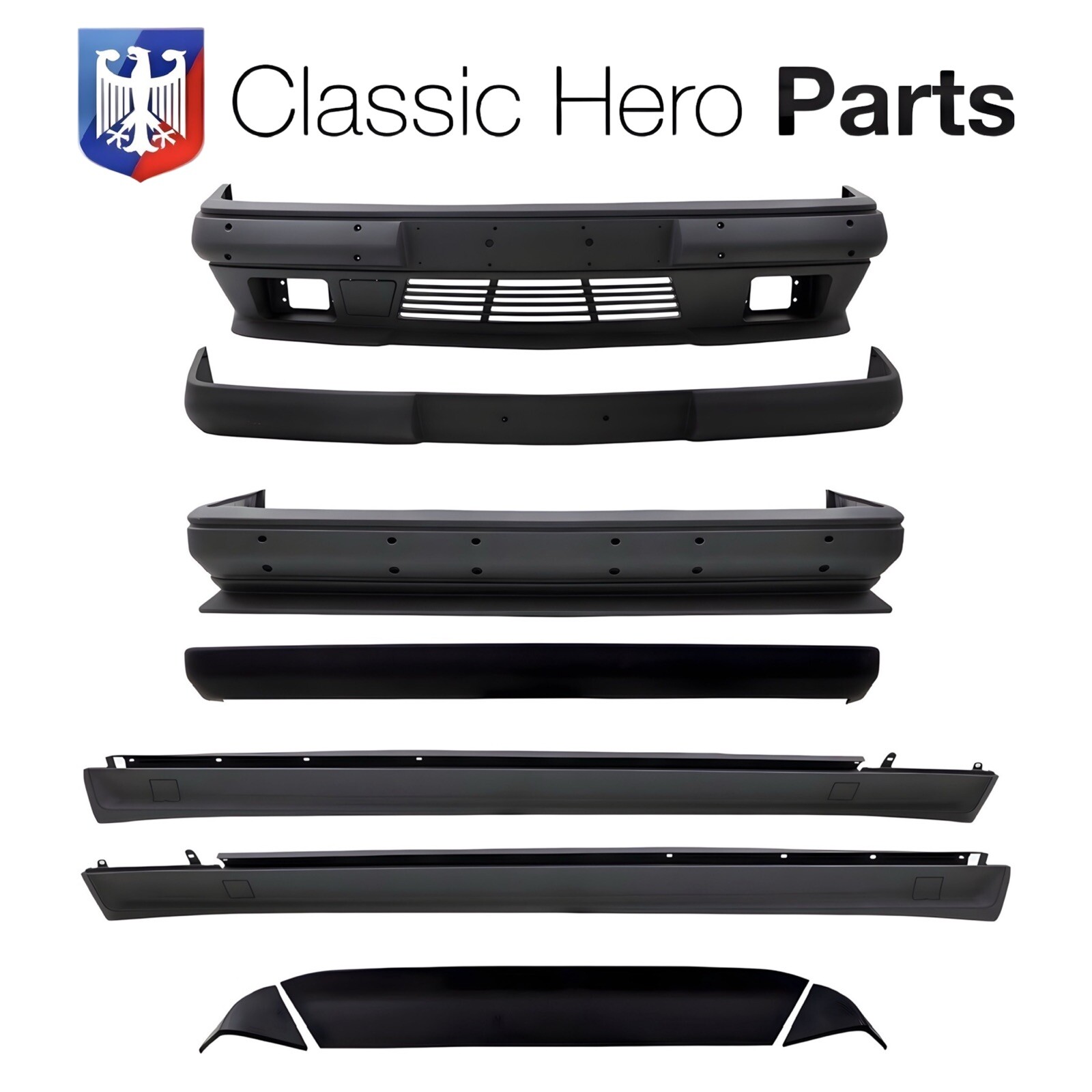 Mercedes Benz W124 AMG Hammer Style ABS Plastic Complete Body Kit