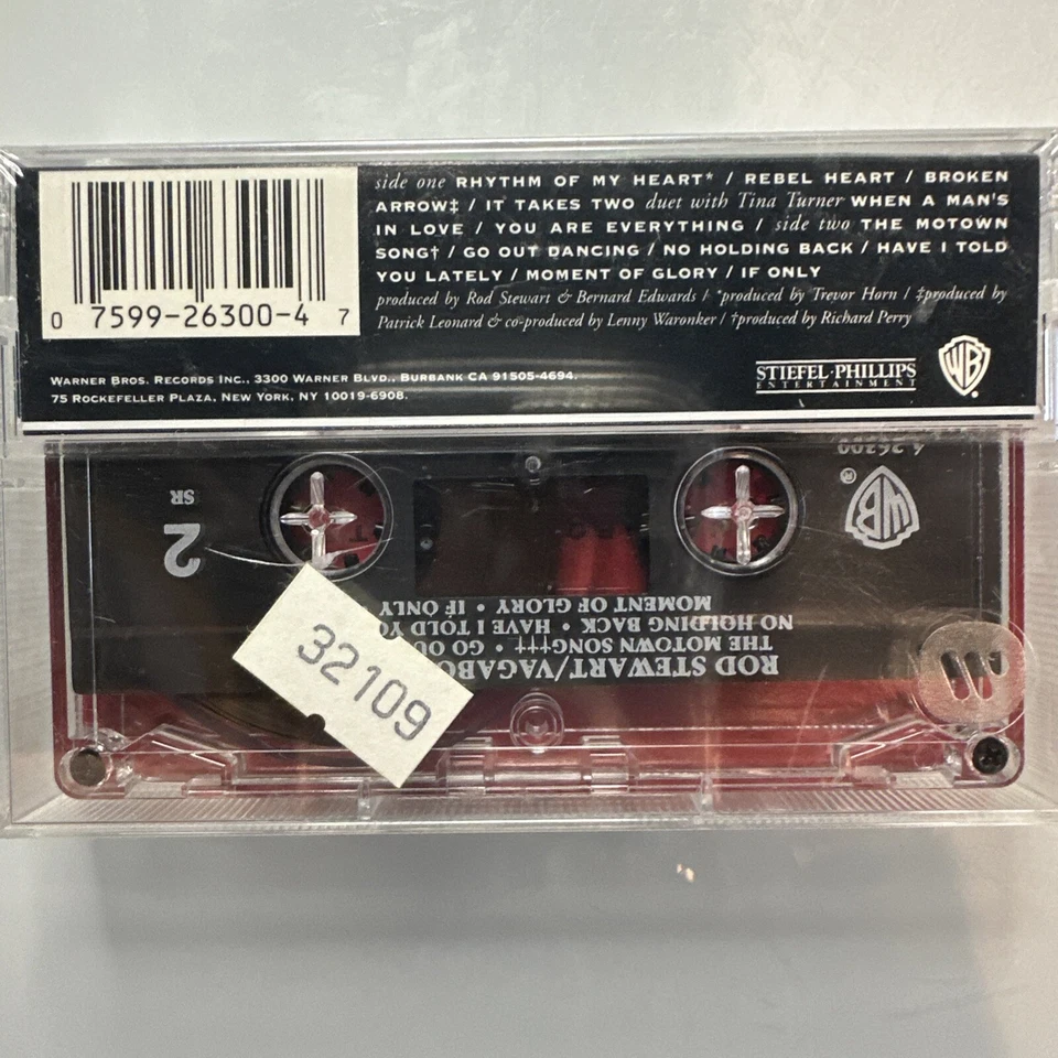 Rod Stewart Vagabond Heart (Cassette) New Sealed - Image 2 of 2