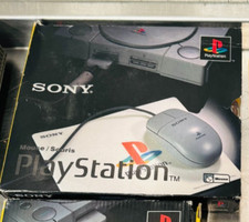 Genuine Sony Playstation 1 Mouse + Mat ~ Boxed PS1 Controller (SCPH-1090) (1994)