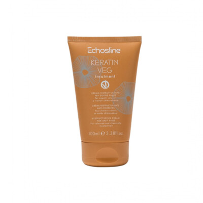 Behandlung Für Färbten Und Behandelten Haare ECHOSLINE Keratin Veg Creme 100ml