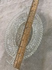 Vintage Anchor Hocking Clear Glass Stars and Bars Divided Relish Dish — photo 3