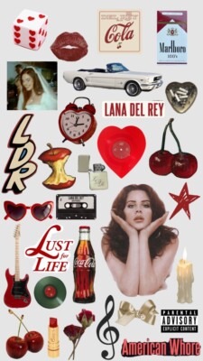 Lana Del Rey Musik Tour Party Tortenaufleger Torte Geburtstag TEXT