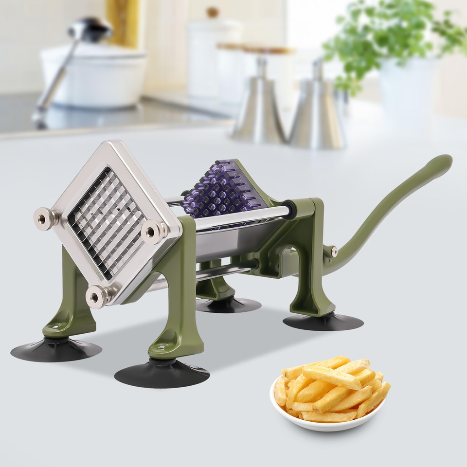 3.8" French Manual Potato Fries Slicer Dicer Chopper For Commercial