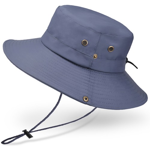 Sombrero de ala ancha transpirable para sol gorra de cubo verano pesca protección UV hombres mujeres - Imagen 13 de 150
