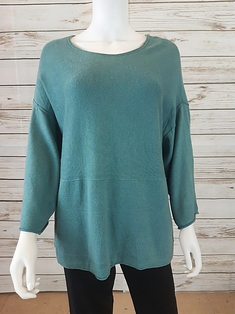 J Jill Pure Kimono Sweater Size XS Sea Green 3/4 Sleeve Relaxed Fit Langenlook | eBay