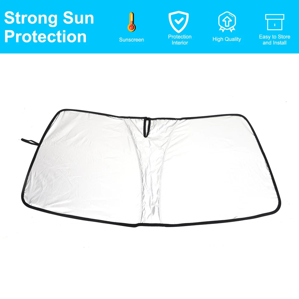 Parabrisas Plegable Parasol Bloque UV Visera Para Mitsubishi L200 Triton 2015-24 Foto 4 de 4