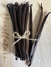 5 Tahitian Vanilla Beans Grade A, Great For Baking, Extract And Flavoring