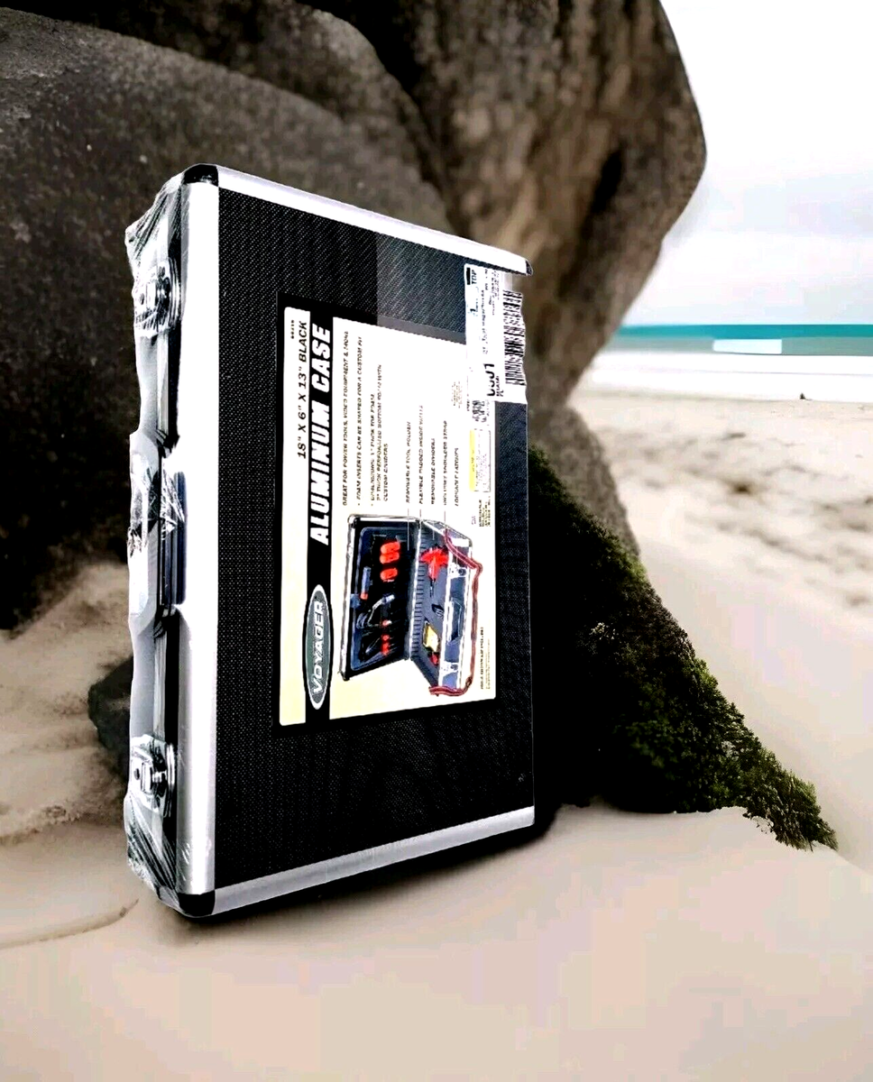 18 in. x 6 in. x 13 in. Black Aluminum Case 18 in. x 6 in. x 13 in. Black Aluminum Case