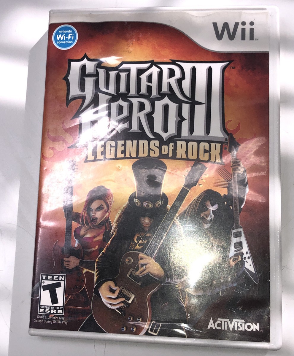 Guitar Hero 3 III: Legends of Rock (Nintendo Wii, 2007) | eBay
