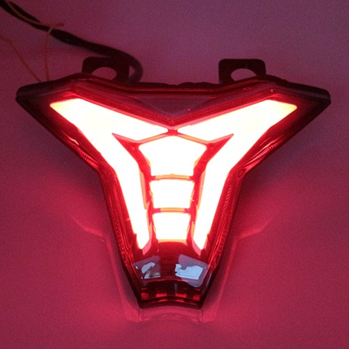 For Kawasaki Z1000 Z400 Ninja ZX-10R Motorcycle Brake Tail Turn Signal Light - Picture 9 of 10