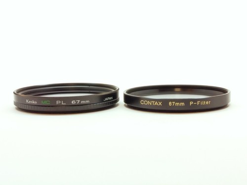 [MINT] Contax 67mm P-Filter + Kenko MC PL 67mm from JAPAN #K196 - Picture 2 of 8