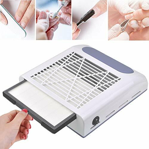 Nail Dust Collector Vacuum 80W Powerful Suction Nail Dust Cleaner Machine NEW - Picture 4 of 12