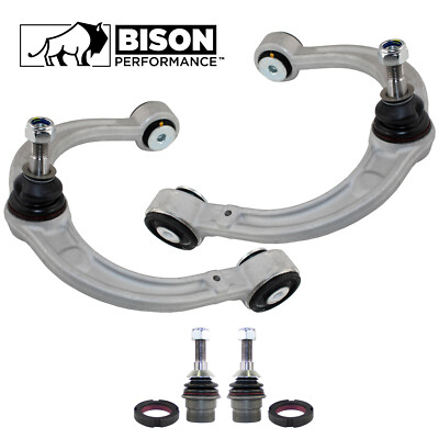 Bison Performance 4pc Front Upper Control Arm Lower Ball Joint Kit For W164 W251