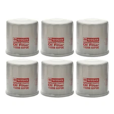 SIX NEW OEM GENUINE Various 95-2015 Nissan Models Engine Oil Filters 1520865F0E