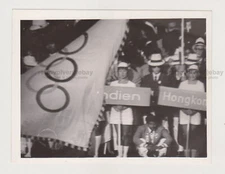 Captivating Hong Kong Intriguing Snapshot from the Olympic Parade Unusual Photo