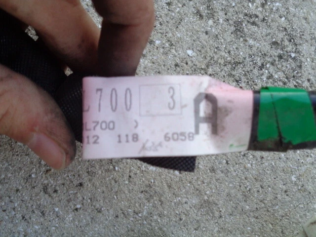 Nissan Máxima 1999 arnés de puerta trasera cables cable lado izquierdo del conductor OEM Foto 3 de 3