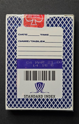 Vintage Blue Wynn Casino Playing Cards - Ohio USPCC Red Seal -  Standard Index 