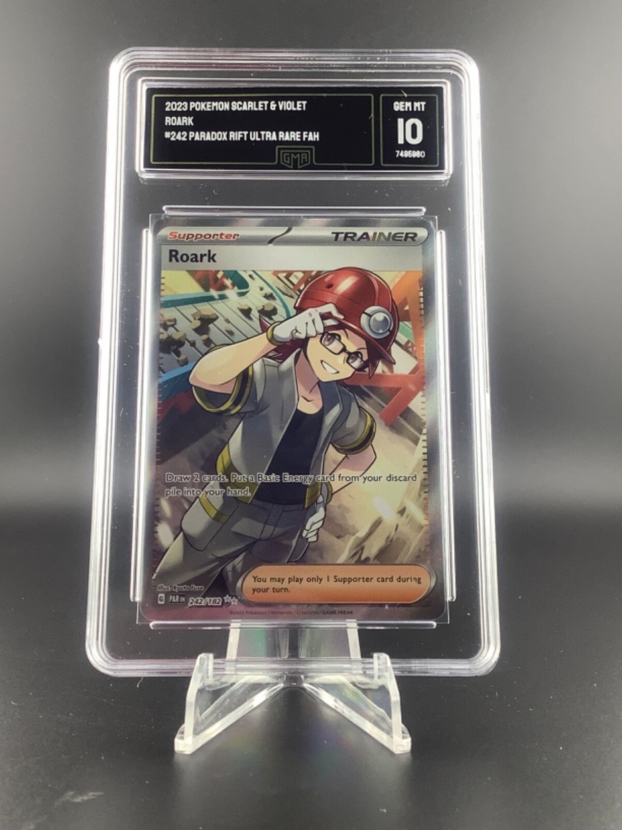 アーク10 Pokémon Roark 242/182 Paradox Rift Ultra Rare GMA 10 Gem Mint | eBay