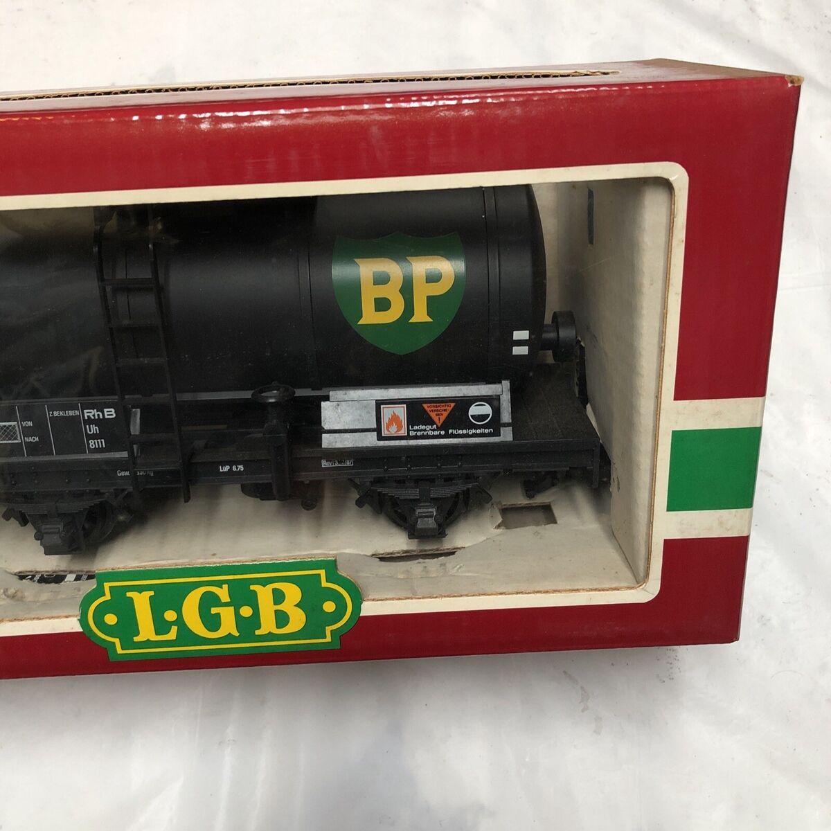 LGB 4040B G-SCALE BP FILLABLE TANK CAR | eBay