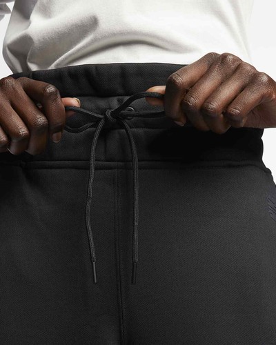 Nike Lab Pants Fleece High Rise Jogger Size L Black Sweatpants Women AJ2130 010 - Picture 6 of 7