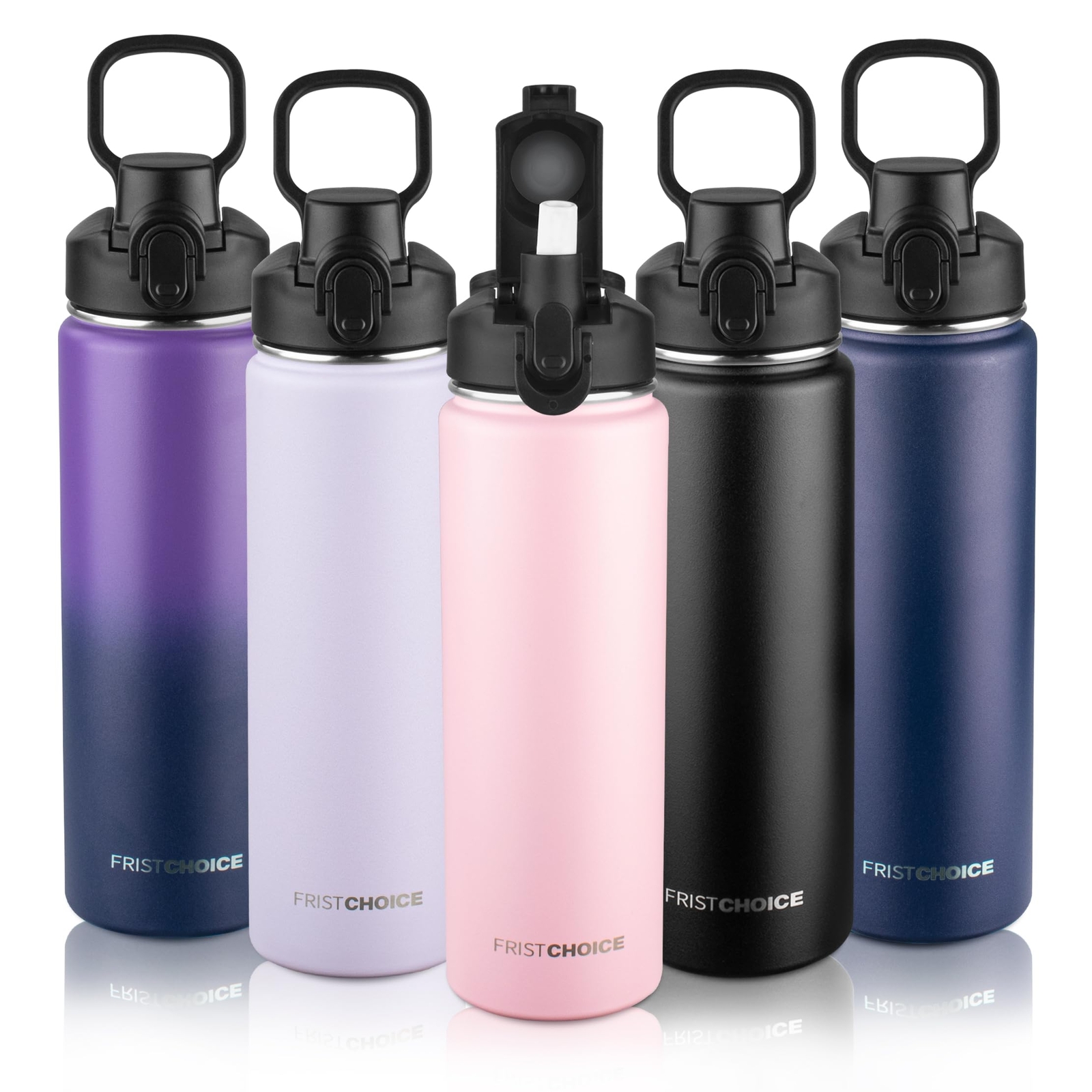 With Straw24oz Stainless Steel Water Bottle For Adult ...