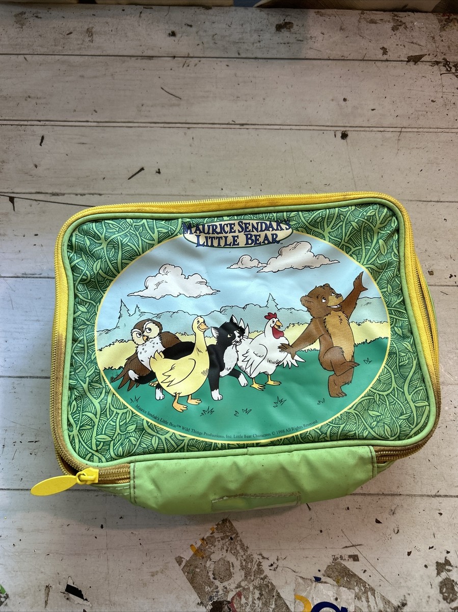 Maurice Sendak's LITTLE BEAR Insulated Lunchbox 1998 Soft Cloth