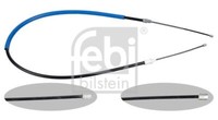 Febi 101816 Handbremsseil Seilzug Feststellbremse Bremsseil Handbremse