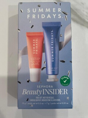 Sephora Beauty Insider SUMMER FRIDAY Jet Lag Mask Lip Butter Balm Deal BrandNew