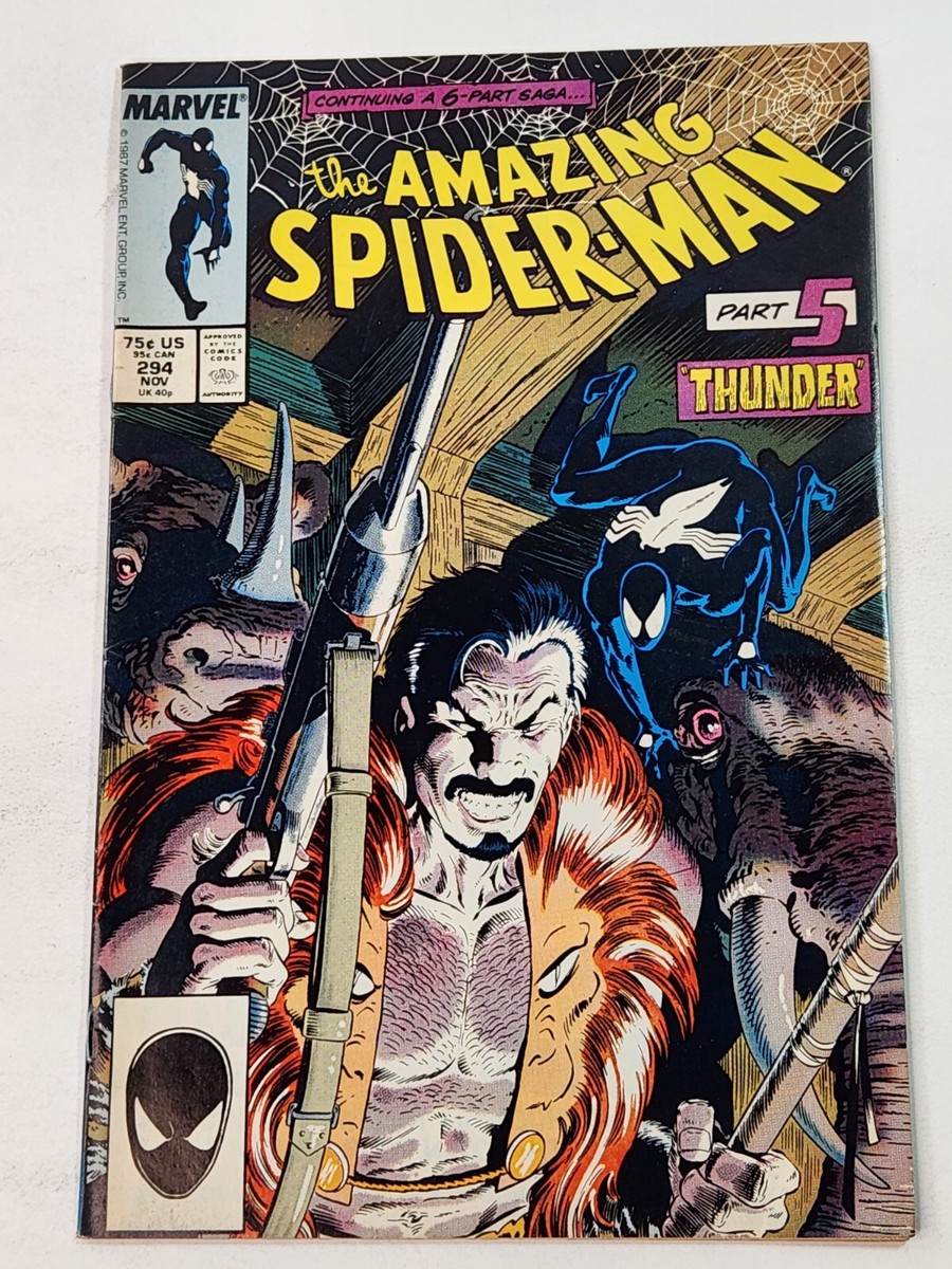 Amazing Spider-Man 294 DIRECT Kraven's Last Hunt Pt 5 Death