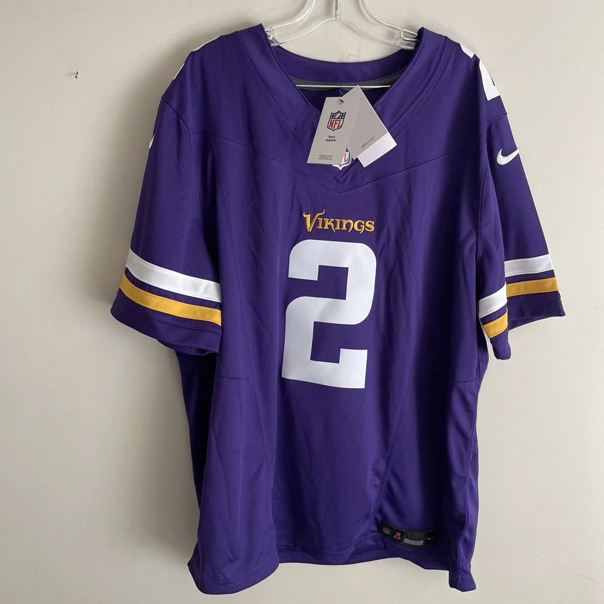 Youth Nike Justin Jefferson Purple Minnesota Vikings Alternate Game Jersey