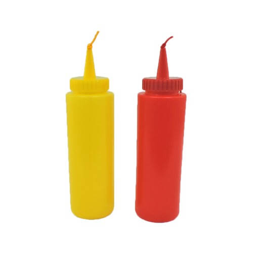Ketchup & Mustard Fake Novelty Squirt Bottles Prank Joke Gag Gift - Picture 2 of 4