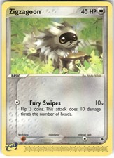 Zigzagoon 79/109 Common Ruby & Sapphire Pokemon Moderately Played on eBay