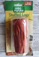 Wild Harvest Stuffed Logz 1-Count, Edible Treat for Rabbits, Guinea Pigs and Chi