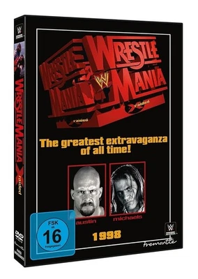 WWE: Wrestlemania 14 [DVD/Neu/OVP] Steve Austin besiegt Shawn Michaels für die W - Bild 1 von 2