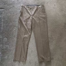 Perry Ellis Portfolio Beige/brown Dress pants, Men  s 38x32