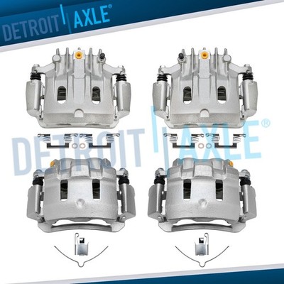 Front & Rear Brake Calipers w/ Bracket for 2000-2004 Ford F-250 F-350 Super Duty