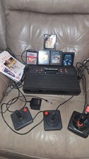 Atari 2600 5 Games Working Condition With 3 J...