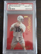 1998 Playoff Prestige - Peyton Manning #165 Red (RC)