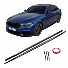 Seitenschweller Ansatz passend f�r BMW 5er G30 G31 Schwarz Glanz