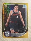 2025-26 Bowman Chrome Kobe Sanders Clippers Rookie Gold Shimmer Refractor /50
