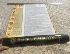 Magna Carta 1215 Scroll Replica Presentation Set Westair History Gift