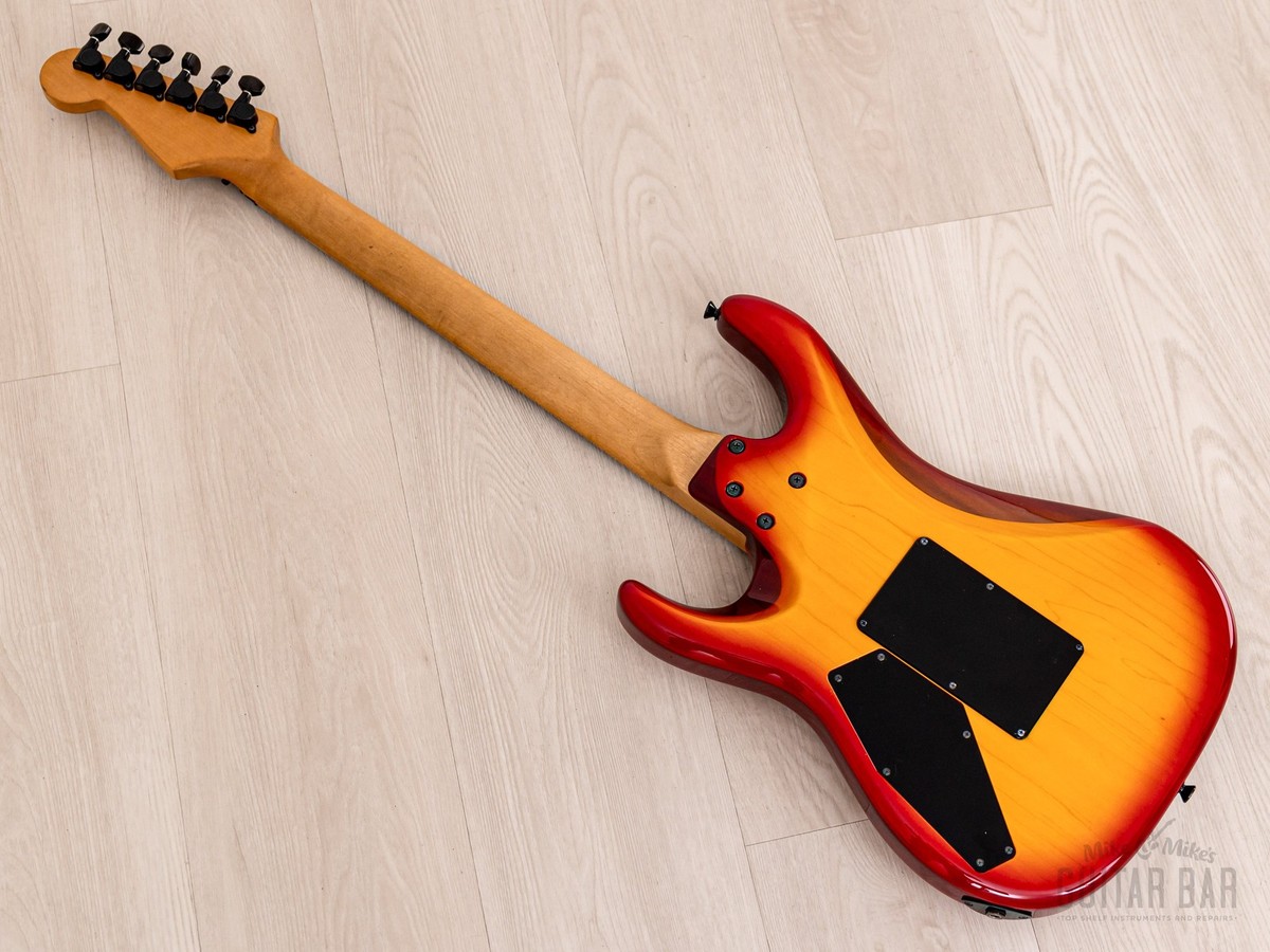 1990 Edwards by ESP Vision Alpha SSH Superstrat Cherry Sunburst w