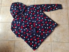 dunkelblauer Kuschel- Pullover mit Kapuze für Damen, Teens, Gr. one size