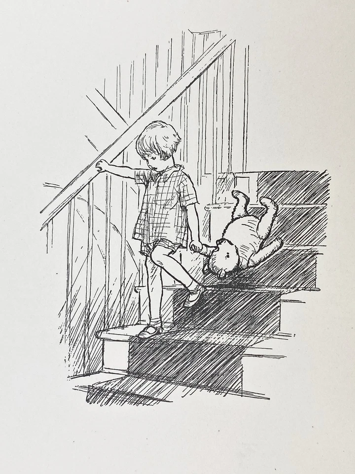 1928 edition WINNIE THE POOH Tigger & Friends FIRST FORMAT Methuen RARE a MILNE - Image 3 of 4