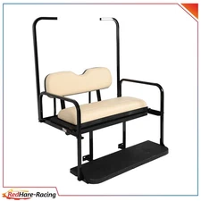 Club Car DS Golf Cart Rear Flip Seat Kit Buff Cushions GTW Mach3 Seat Kit