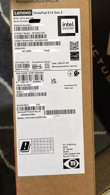 Lenovo ThinkPad E14 Gen2 (20TA00LVUK)|Corei7|16GB|512GBSSD|14''FHD|Win11Pro|Sale!