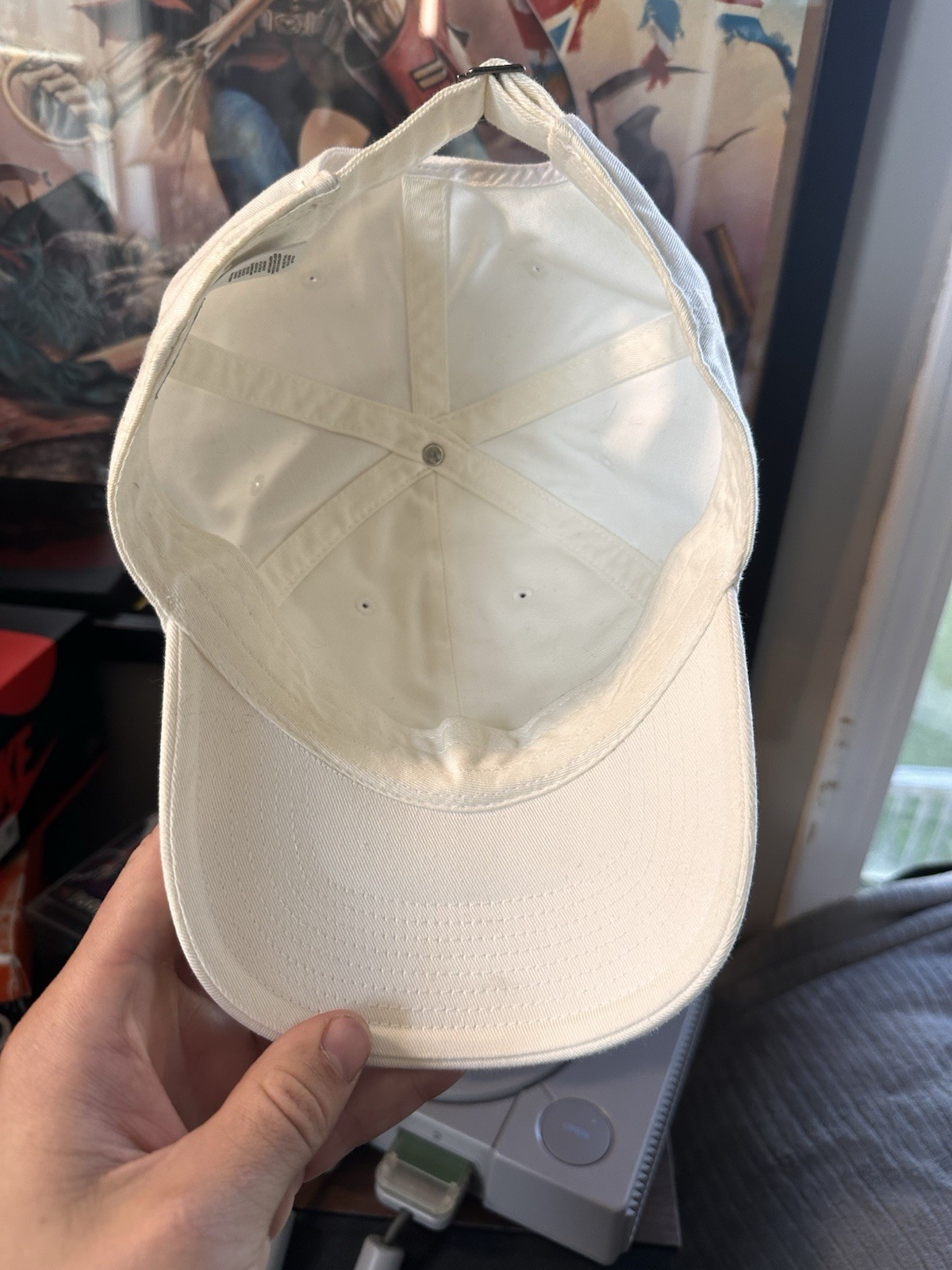 Nike White Adjustable Baseball Cap - image 5